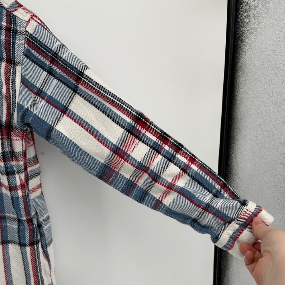 Maurices Red and Blue Plaid Shirt - Picture 4 of 14